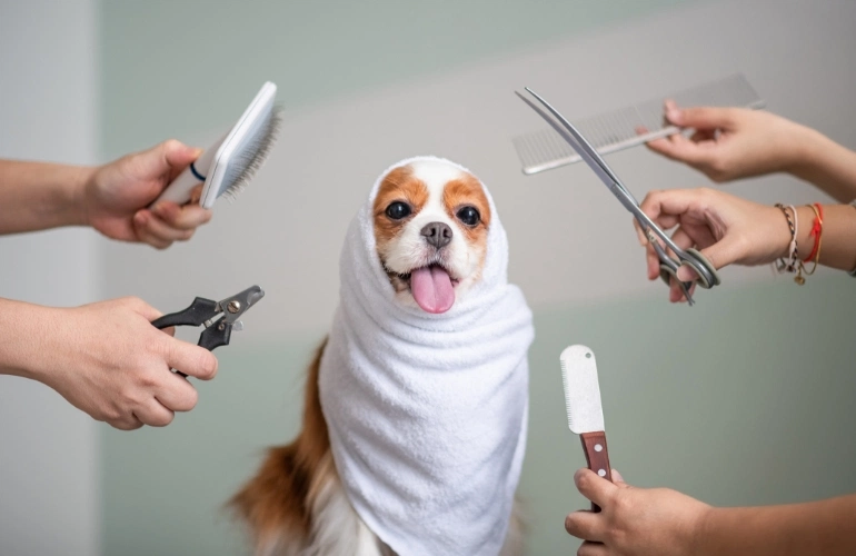 Pies i narzędzia do cięcia